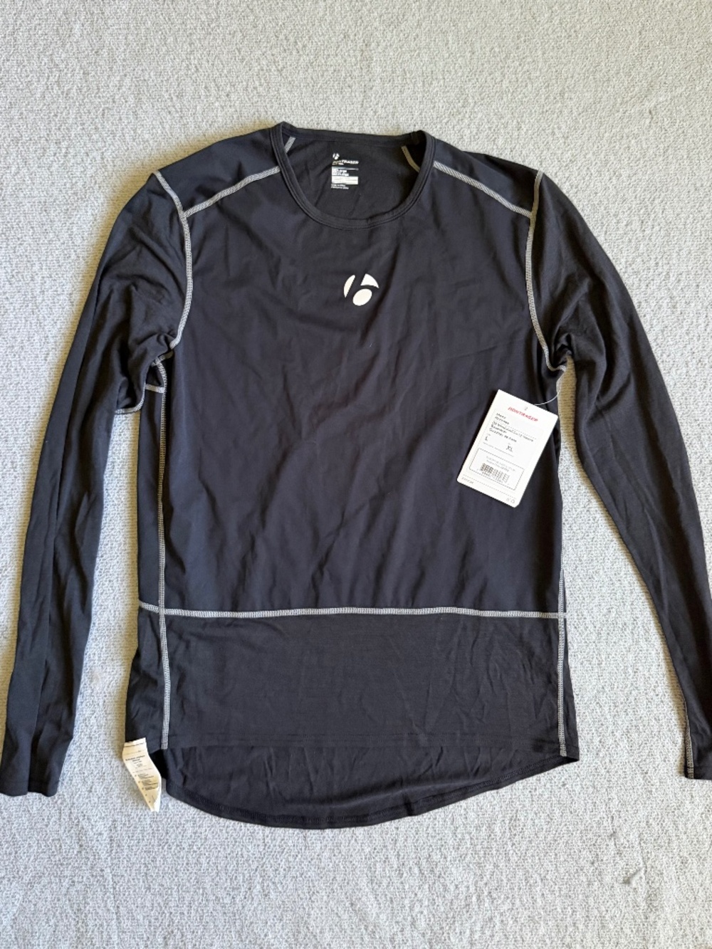 Men's Bontrager B2 Windshell NWT Long Sleeve Cycling Baselayer Wind Resist